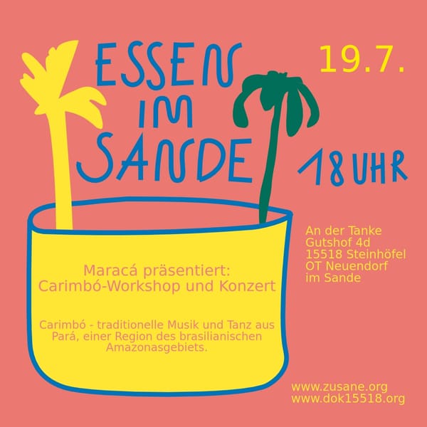 Essen im Sande 19.07. // Konzert und Workshop